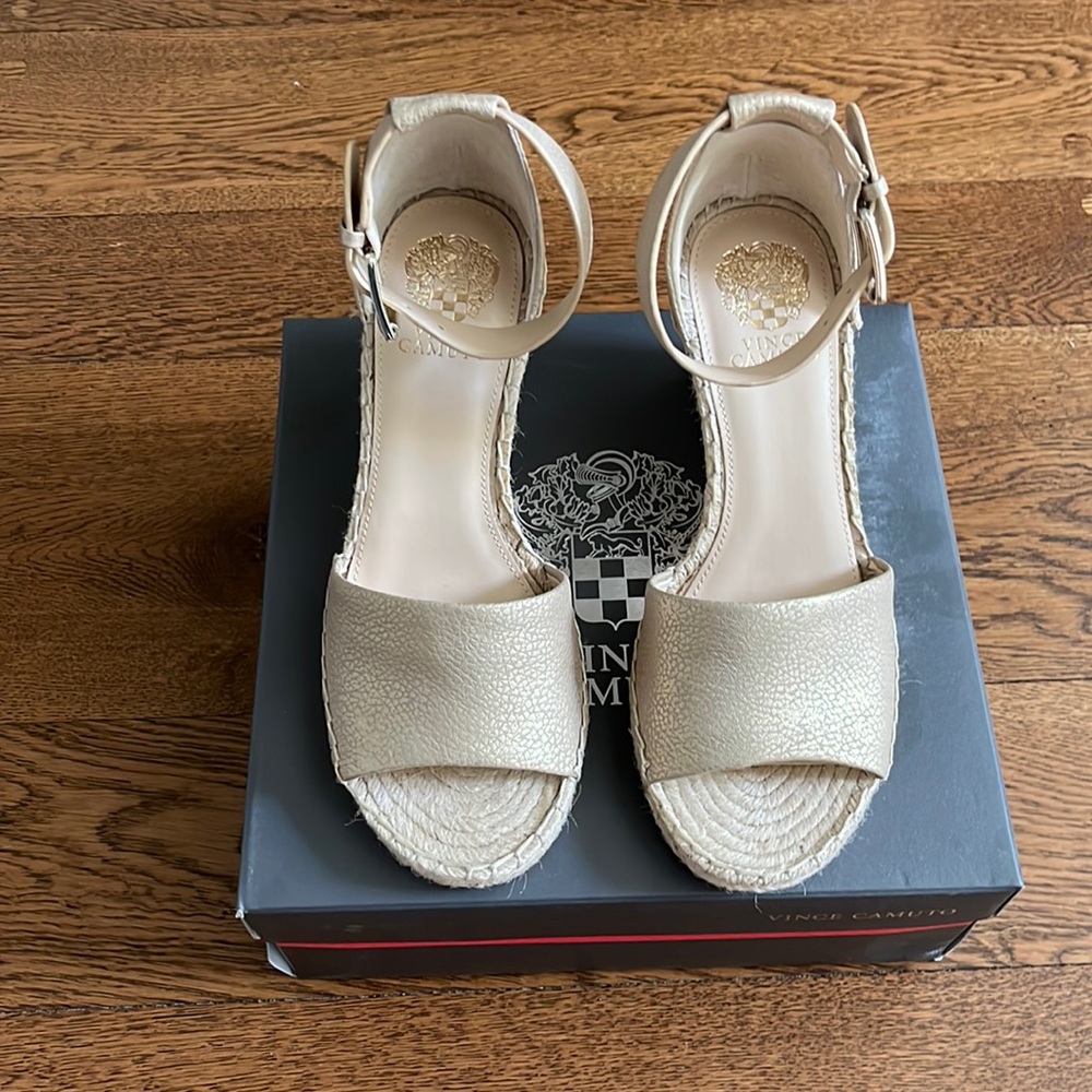 Vince Camuto Gold Leera Sandal